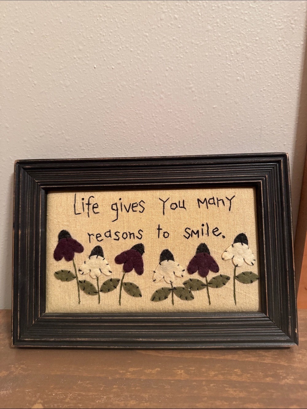 Frames Needlepoint Verse 10 x 7”